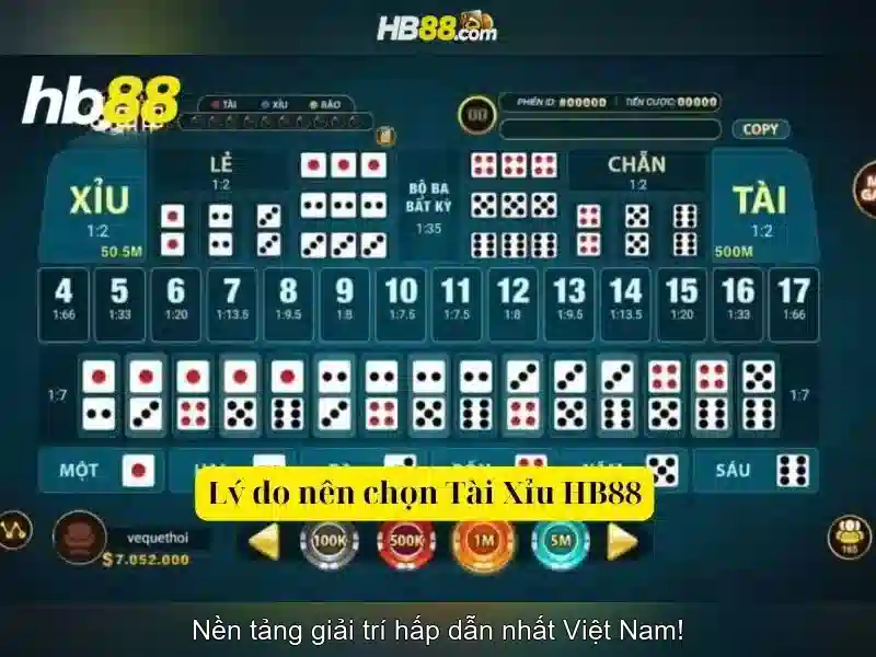 Bảng so sánh đối thủ hb88