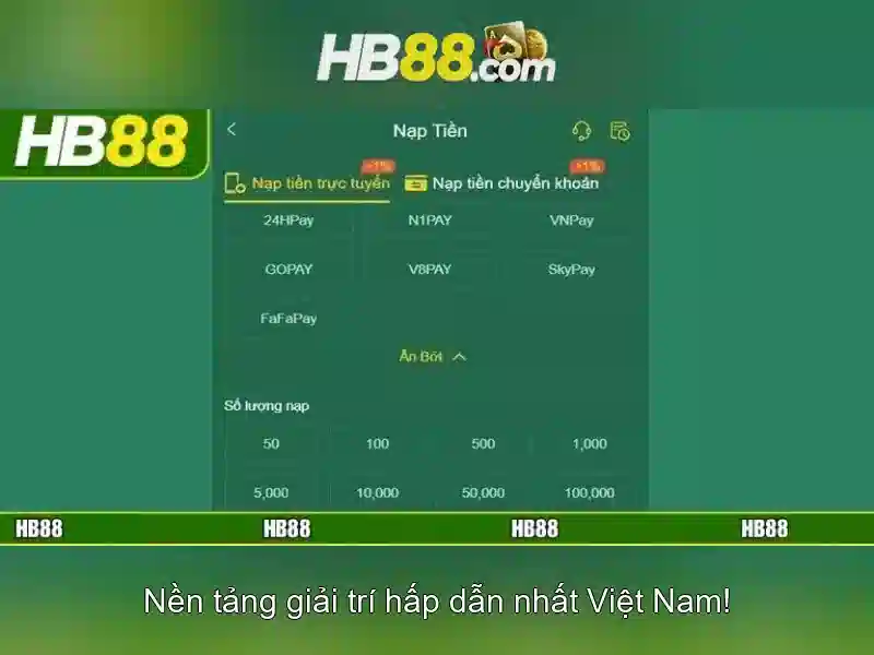 Trải Nghiệm hb88 Android
